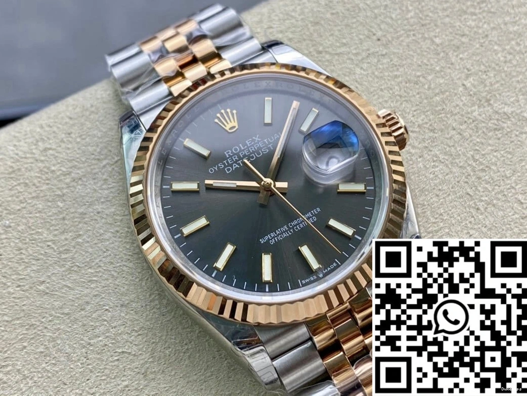 M126231-0013 EW Rolex Gold Factory Rose Datejust 0129